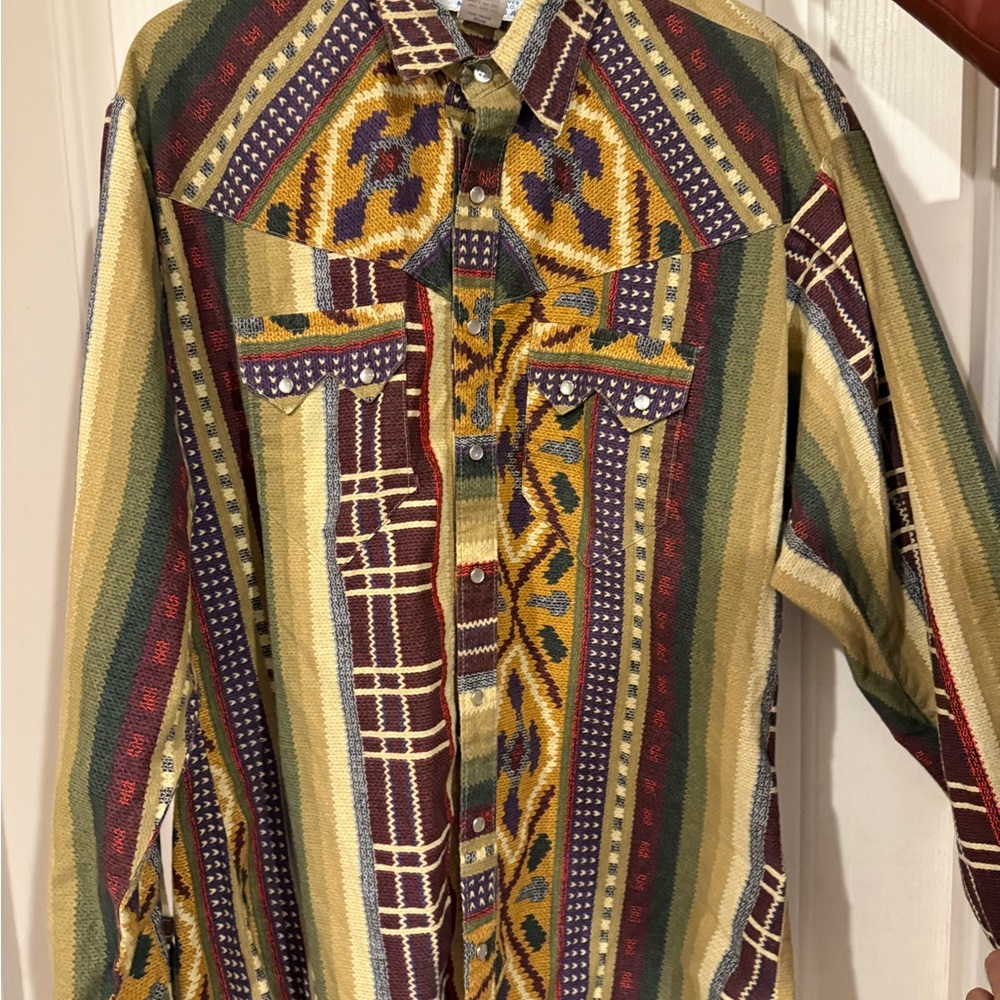 Rockmount Western Patterned Shirt - image 1